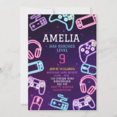 Video game Birthday Party Kaart (Voorkant)