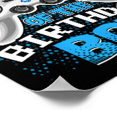 Video Game Birthday Party Nana of the Birthday Boy Poster (Hoek)