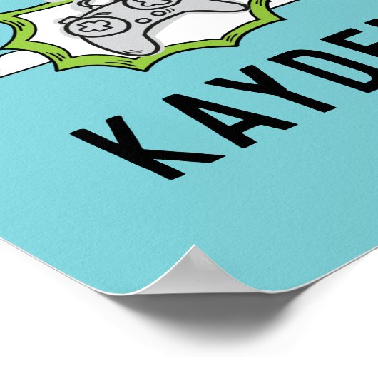 Video game Birthday Poster (Hoek)