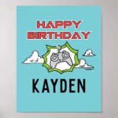 Video game Birthday Poster (Voorkant)