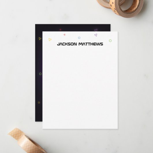 Video Game Boy's Notitiekaartje (Voorkant / Achterkant in situ)