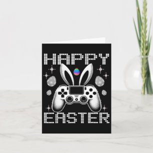 Video Game Bunny Eggs Costume Easter Day Boys Kind Kaart