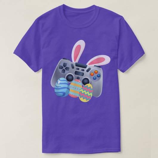 Video Game Bunny Eggs Costume Easter Day Boys Kind T-shirt (Design voorkant)