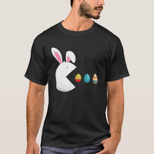 Video Game Bunny Eggs Easter Gamer Kinder jongens  T-shirt (Voorkant)