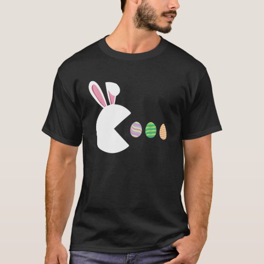 Video Game Bunny Eggs Easter Gamer Kinder jongens T-shirt (Voorkant)