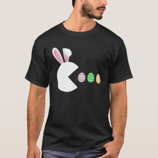 Video Game Bunny Eggs Easter Gamer Kinder jongens  T-shirt