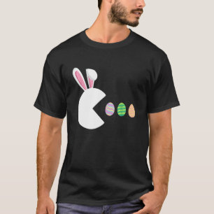 Video Game Bunny Eggs Funny Easter Gamer Kind Boys T-shirt