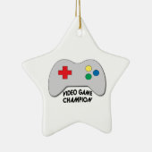 Video Game Champion Keramisch Ornament (Rechts)