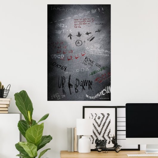 Video Game Cheats Poster - Gamer Gaming Cheat Code (Thuiskantoor)