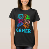 Video Game Console Controllers Clic Gamer Lover Co T-shirt (Voorkant)