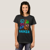 Video Game Console Controllers Clic Gamer Lover Co T-shirt (Voorkant volledig)
