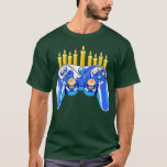 Video Game Controller Chanukah Menorah Candelabra T-shirt<br><div class="desc">Video Game Controller Chanukah Menorah Candelabra Hanukkah .</div>