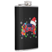 Video Game Controller Christmas Santa Hat Gamer Bo Heupfles (Rechts)