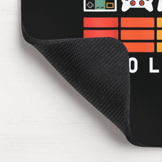 Video Game Controller Evolution 80s 90s Retro Gami Muismat (Hoek)