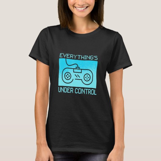 Video Game Controller Gaming Console Gamer Streami T-shirt (Voorkant)