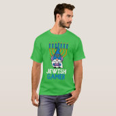 Video Game Controller Hanukkah Kabouters Kaarsen J T-shirt (Voorkant volledig)