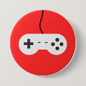 Video Game Controller Icon Ronde Button 7,6 Cm (Voorkant)