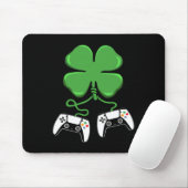 Video Game Controller Irish Gamer Boys St Patrick Muismat (Met muis)