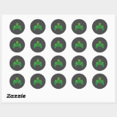 Video Game Controller Irish Gamer Boys St Patricks Ronde Sticker (Vel)