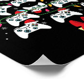 Video Game Controller kerstboom Mannen van Kerstmi Poster (Hoek)