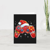 Video Game Controller Kerstkerstkerstkerstkerstker Kaart (Voorkant)