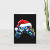 Video Game Controller Kerstkerstkerstkerstkerstker Kaart (Voorkant)