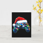 Video Game Controller Kerstkerstkerstkerstkerstker Kaart (Gele Bloem)