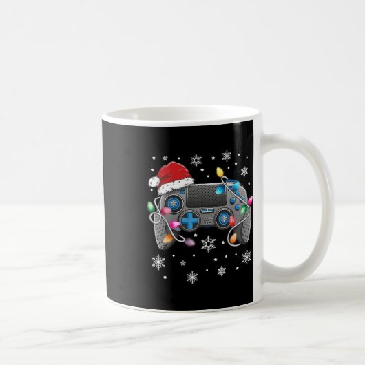 Video Game Controller Kerstkerstkerstkerstkerstker Koffiemok (Rechts)