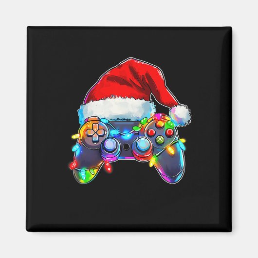 Video Game Controller Kerstkerstkerstkerstkerstker Magneet (Voorkant)