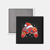 Video Game Controller Kerstkerstkerstkerstkerstker Magneet (Voorkant / Achterkant)