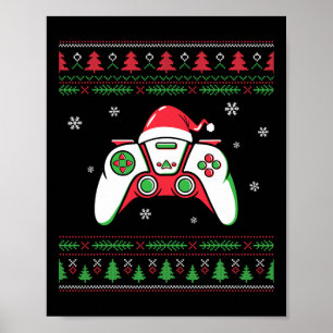 Video Game Controller Kerstkerstkerstkerstkerstker Poster