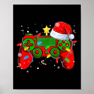 Video Game Controller Kerstkerstkerstkerstkerstker Poster