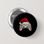 Video Game Controller Kerstkerstkerstkerstkerstker Ronde Button 5,7 Cm (Voorkant /achterkant)
