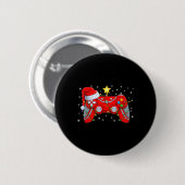 Video Game Controller Kerstkerstkerstkerstkerstker Ronde Button 5,7 Cm (Voorkant /achterkant)