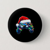 Video Game Controller Kerstkerstkerstkerstkerstker Ronde Button 5,7 Cm (Voorkant)