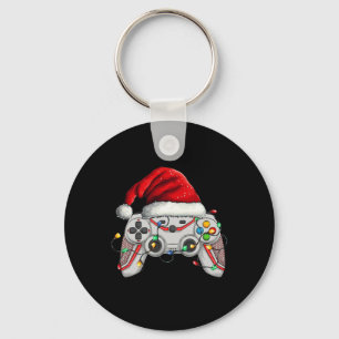 Video Game Controller Kerstkerstkerstkerstkerstker Sleutelhanger