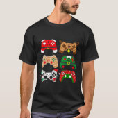Video Game Controller Kerstkerstkerstkerstkerstker T-shirt (Voorkant)