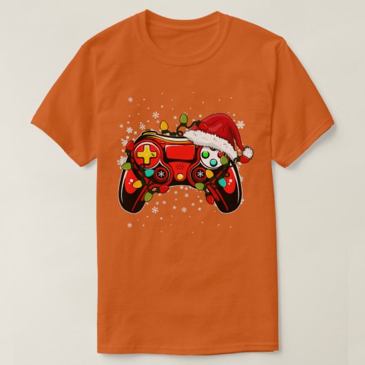 Video Game Controller Kerstkerstkerstkerstkerstker T-shirt (Design voorkant)