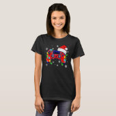 Video Game Controller Kerstkerstkerstkerstkerstker T-shirt (Voorkant volledig)