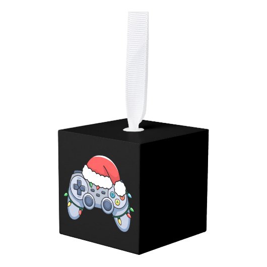 Video Game Controller kerstkerstkerstkerstkerstman Decoratie (Voorkant hoekig)