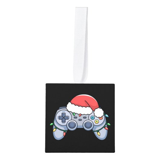 Video Game Controller kerstkerstkerstkerstkerstman Decoratie (Voorkant)