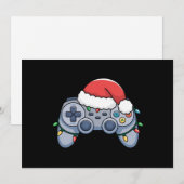 Video Game Controller kerstkerstkerstkerstkerstman Feestdagenkaart (Voorkant / Achterkant)