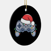 Video Game Controller kerstkerstkerstkerstkerstman Keramisch Ornament (Rechts)