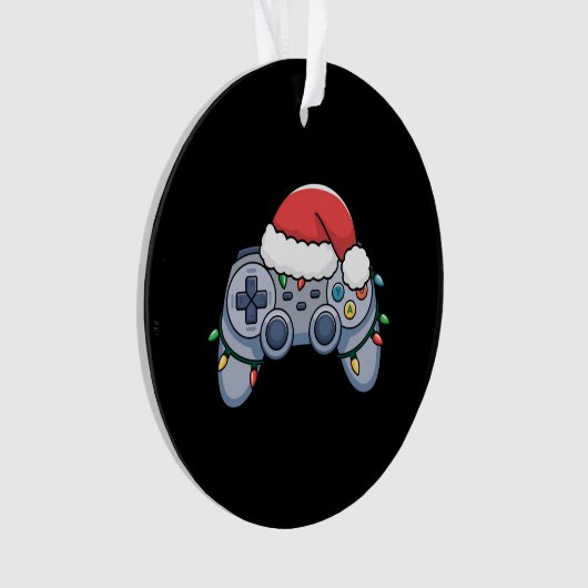 Video Game Controller kerstkerstkerstkerstkerstman Ornament (voorkant)