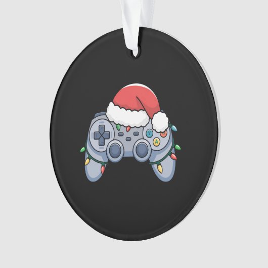Video Game Controller kerstkerstkerstkerstkerstman Ornament (voorkant)