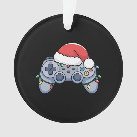 Video Game Controller kerstkerstkerstkerstkerstman Ornament (voorkant)