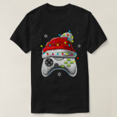 Video Game Controller Kerstmis Hat Boys Kind T-shirt (Design voorkant)