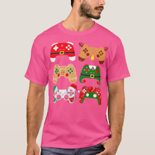 Video Game Controller Kerstmis Hat Boys Kind T-shirt