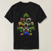 Video Game Controller Kerstmis Hat Boys Kind T-shirt (Design voorkant)
