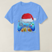 Video Game Controller Kerstmis Hat Boys Kind T-shirt (Design voorkant)